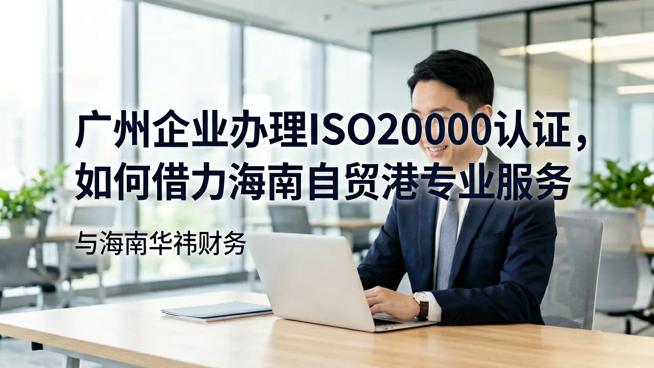 广州企业办理ISO20000认证，如何借力海南自贸港专业服务