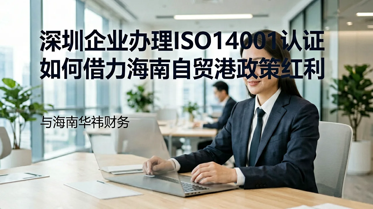 深圳企业办理ISO14001认证如何借力海南自贸港政策红利